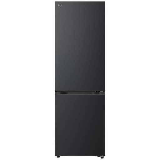 LG GBBS312CEV black fridge freezer, 333 L