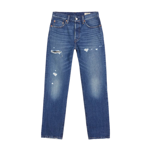 Levi's 501 Original Jeans Women's Dark Indigo Destructed - Dark Wash