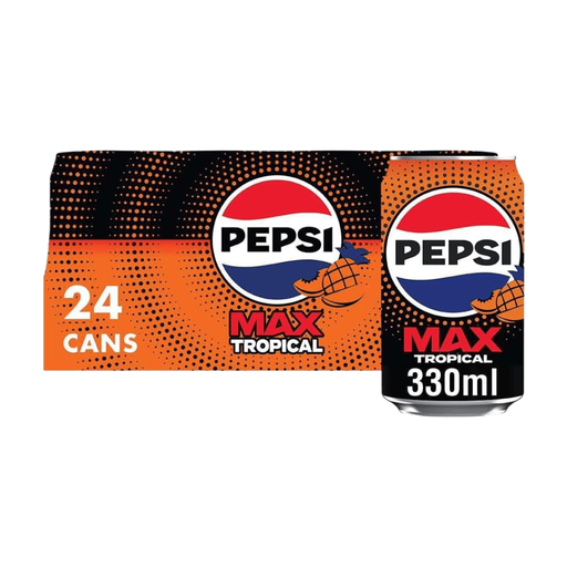 Pepsi Max Tropical 24 × 330ml cans