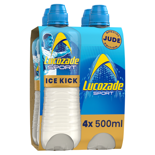 Lucozade Sport Lemon & Lime 4 x 500ml pack