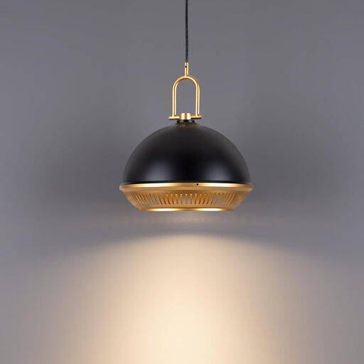 Tubicen Dome Pendant Light Schwarz und Gold