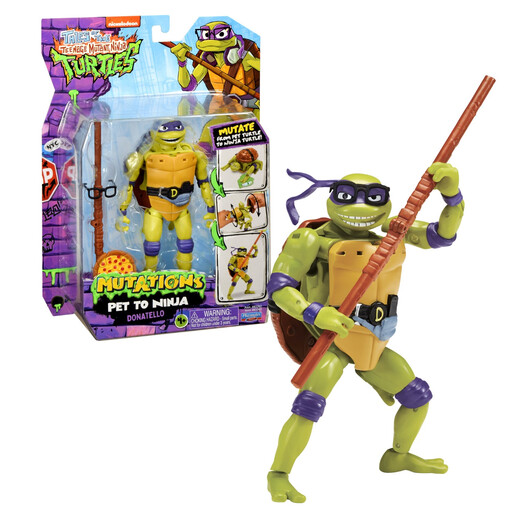 15 cm deluxe transformable NINJA TURTLES Donatello figure