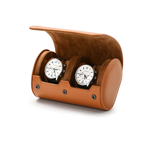 Oirlv 1-2 Slot Watch Box Brown Black