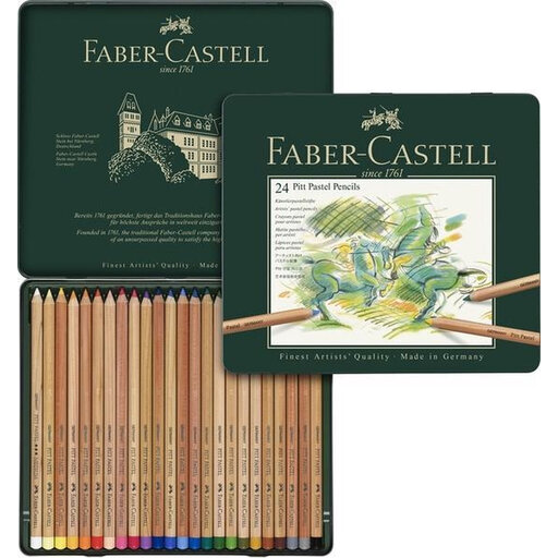 Faber-Castell Pitt Pastel Pencils Set - 24 pcs