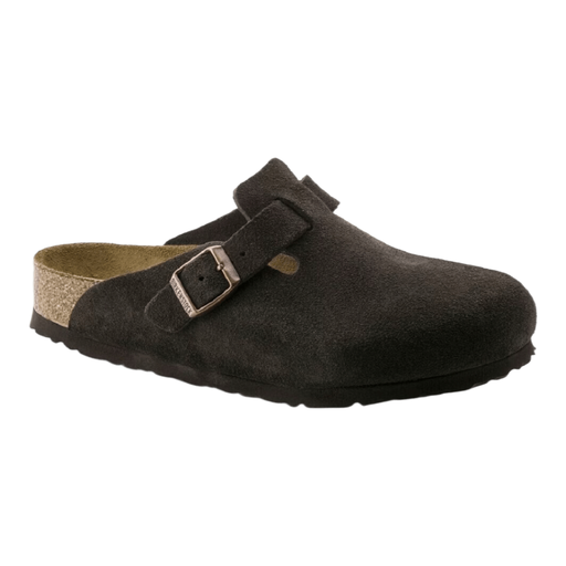 BIRKENSTOCK Boston Clog Suede Leather Mocca