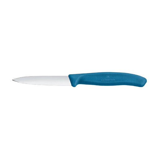 Victorinox Swiss Classic vegetable knife 8 cm straight blue