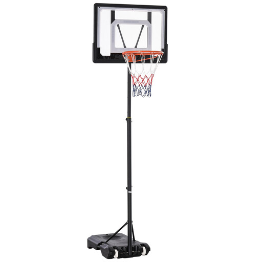 Basketball Stand with Wheels and Adjustable Rim