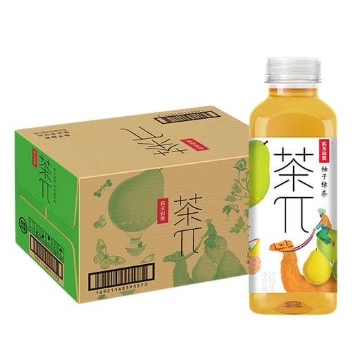 NongFu Spring Grapefruit Green Tea, 15 bottles of 500 ml