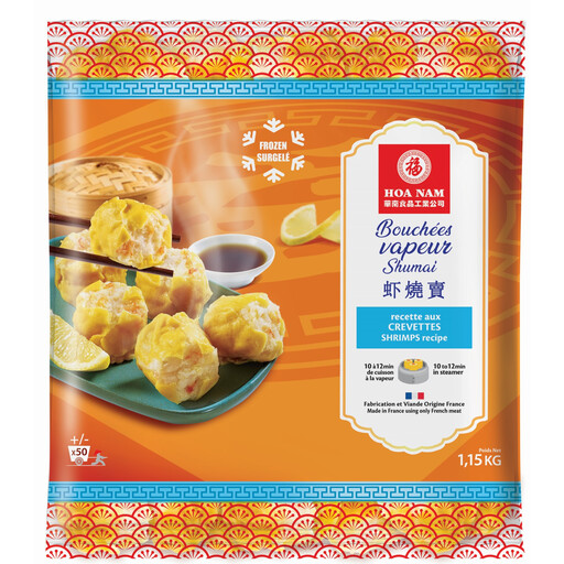 Hoa Nam Shrimp Dim Sum Ha Siu Mai 50 pièces 1,15 kg