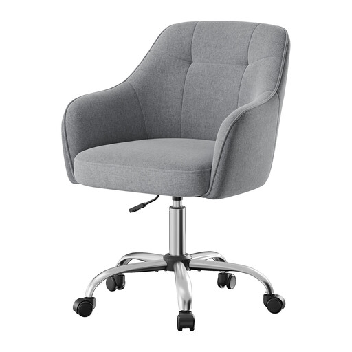 Ochama Silent Grey Ergonomic Swivel Office Chair
