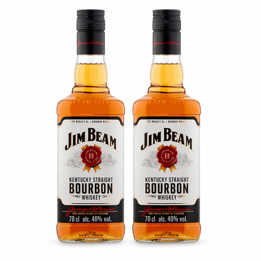 Pack of 2 - Jim Beam Bourbon Whiskey 70cl
