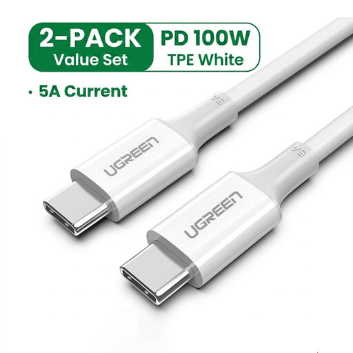 UGREEN 2-Pack: 100W 1m USB-C Cable