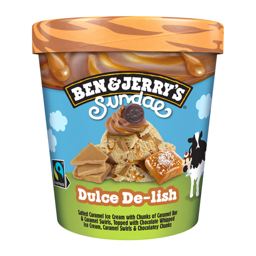 Ben & Jerry Sundae Dulce Delish 350g