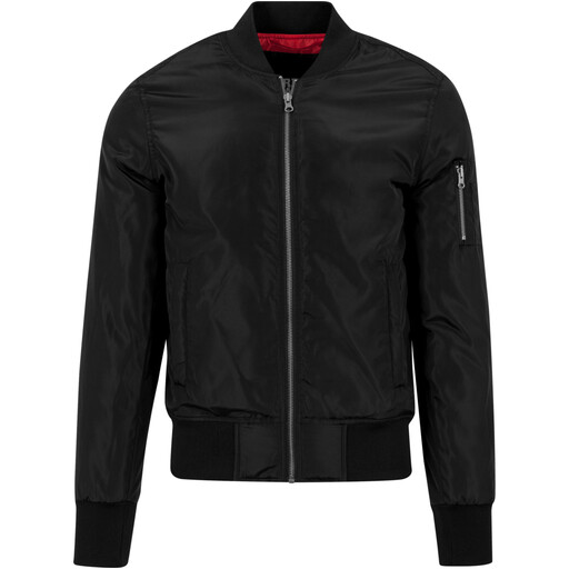Urban Classics 2-Tone Bomber Jacket Black Red Men