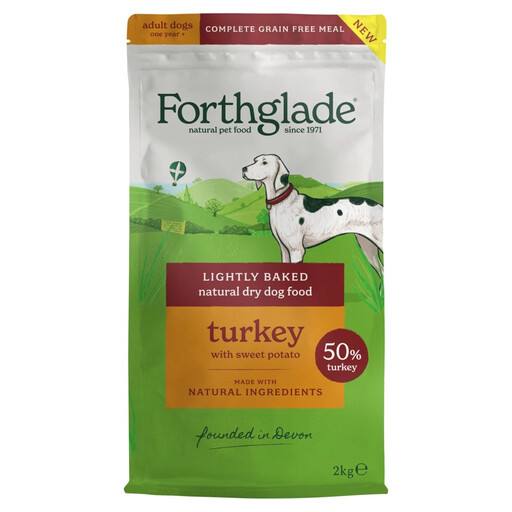 Forthglade Lightly Baked Natural Dry Dog Food Turkey