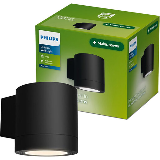 Philips Fylx Wall Light - Black