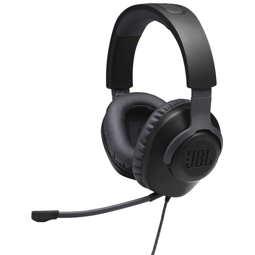 JBL Quantum 100, Gaming-Wired Over-ear Headset, Black