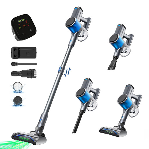 OMESER Cordless Vacuum Cleaner 40KPa/50Mins Lightweight Stick Vacuum