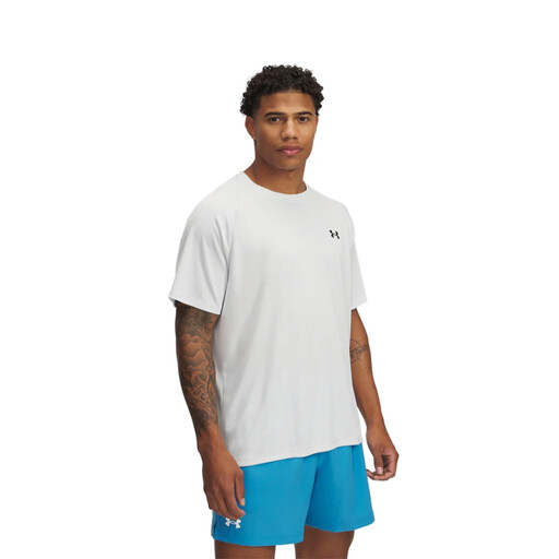 Under Armour Tech Textured Men's Short Sleeve T-Shirt - Distant Gray