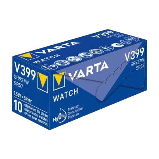 VARTA Batterie Silver Oxide, Knopfzelle, 399