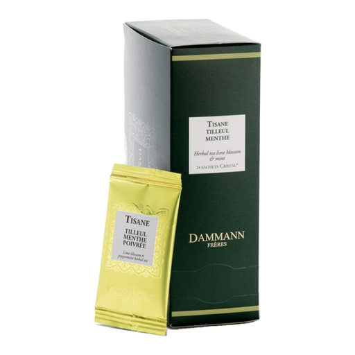 DAMMANN Tilleul & Spearmint Herbal Tea 24 Tea Bags 48g