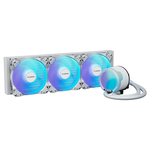 LE100 360 White AIO Liquid CPU Cooler