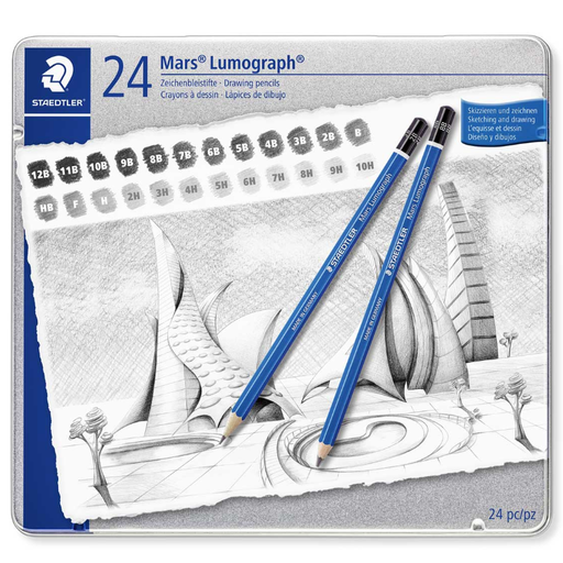 STAEDTLER Mars Lumograph drawing pencil set