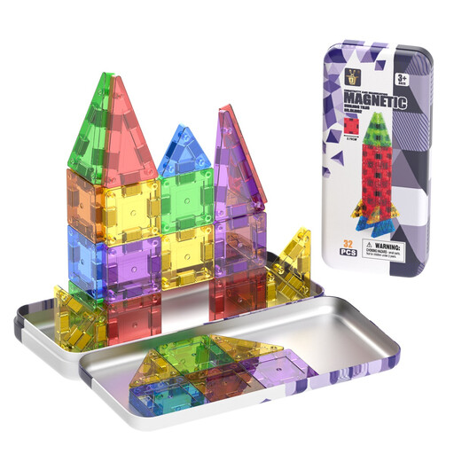 XINQIYUAN 32-Piece Magnetic Tile Set