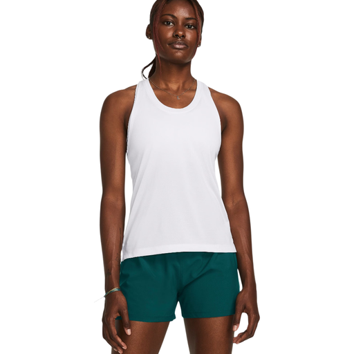 Under Armour Women's Launch Singlet White Sportstyle Collection S