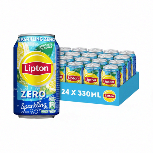 Lipton Sparkling Zero Ice Tea - 24 x 330ml