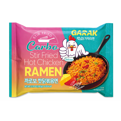 GARAK Carbo Hot Chicken Flavor Stir-fry Ramen