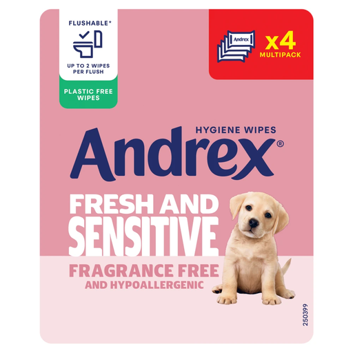 Andrex Fresh & Sensitive Hygiene Wipes Multipack