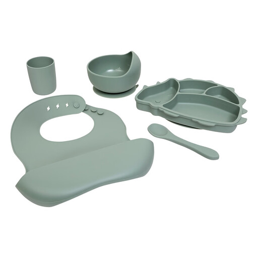 Atmosphera Kids Dino Silicone Meal Set - Green