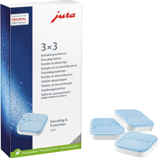 Jura Descaling Tablets 3x3 (9-Pack)