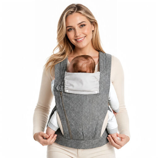 100% cotton baby carrier with M-position
