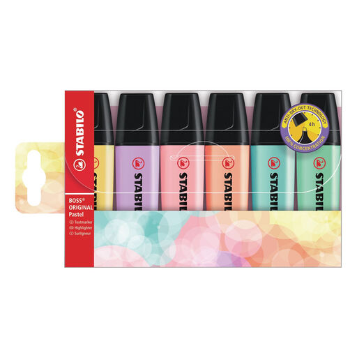 STABILO BOSS ORIGINAL pastel highlighters