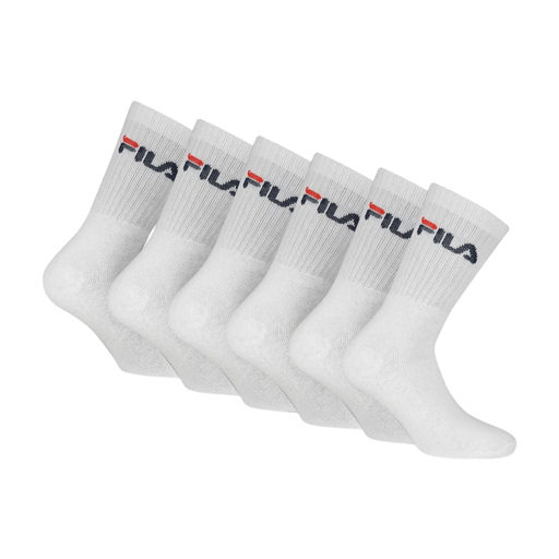 FILA Sports socks 6-pack White Size 35-38