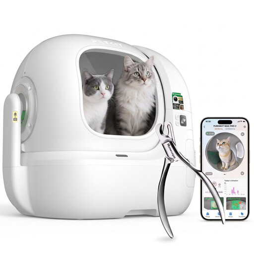 PETKIT Purobot Max Pro2 AI Camera Cat Litter Box