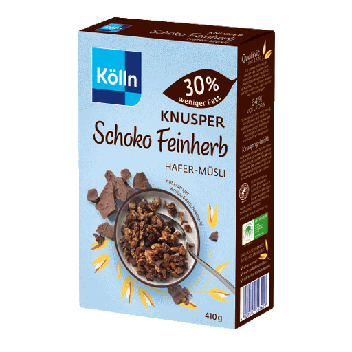Kölln Crunchy Dark Chocolate Oat Muesli 410g