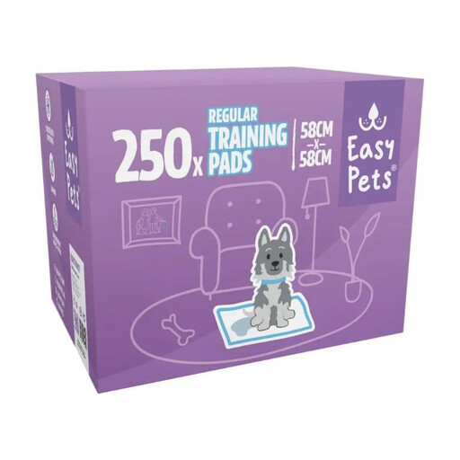 EasyPets PUPPY PADS 58X58CM, 250 Count