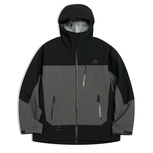 PELLIOT Hard shell jacket Black L Unisex Camping Travel Waterproof Durable