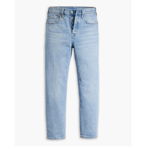 Levi's 501 Women's Crop Straight Jeans Light Blue