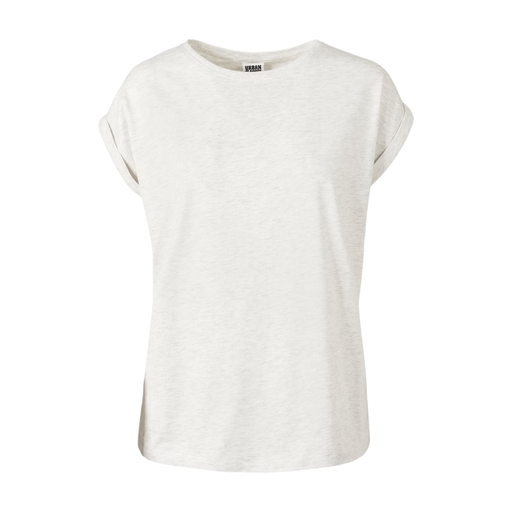 T-shirt à ?paules Larges pour Femme en gris clair