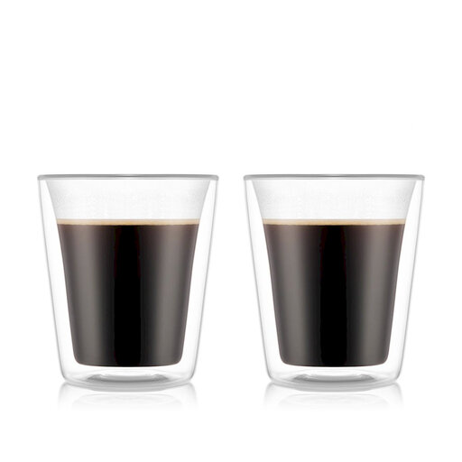 Bodum CANTEEN 双层玻璃杯 0.2L 2只装
