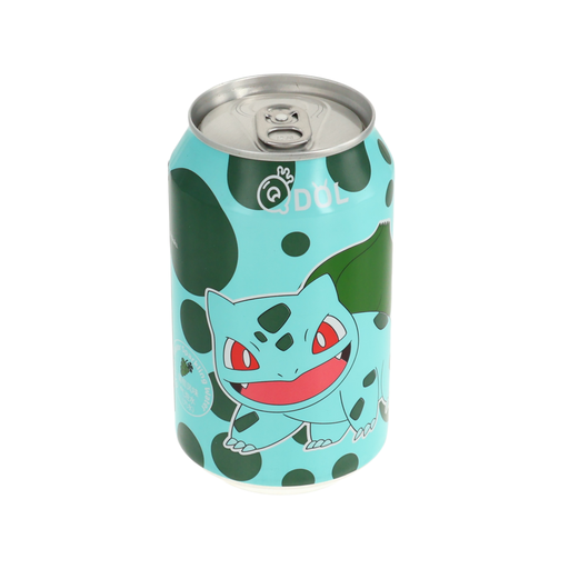 Can of QDOL Pokémon Sparkling Water, grape flavour