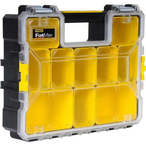 Stanley FatMax Organizer - Plastic, Black/Yellow, 44.6 x 11.6 x 35.7 cm