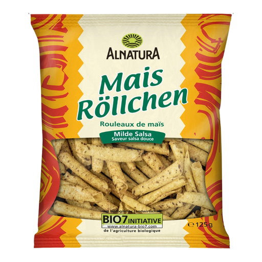 Alnatura Organic Corn Rolls Mild Salsa