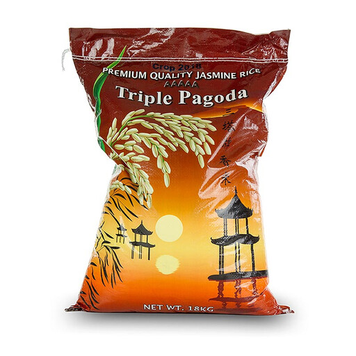 Triple Pagoda Jasmine Longgrain Rice 18kg
