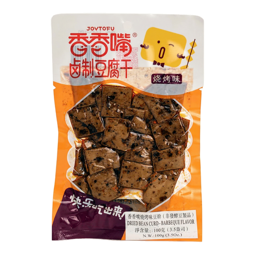 JOYTOFU XiangXiangZui Dried Soya Bean Curd with Barbecue Flavour 100g