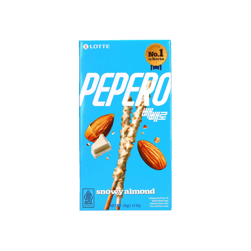 Lotte Pepero - Snowy Almond Sticks (Halal)